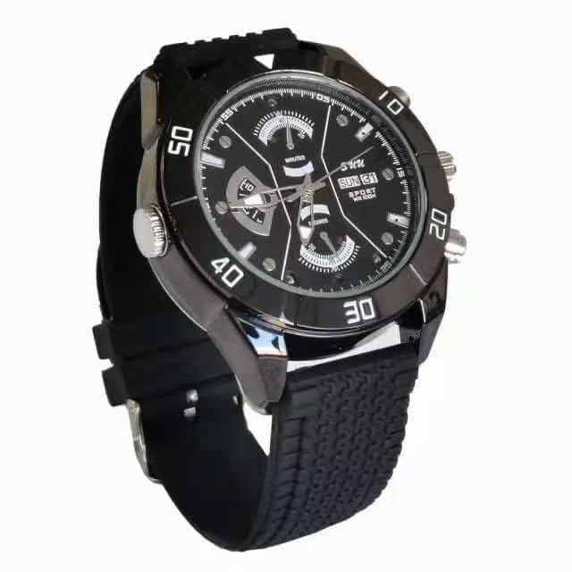 MAYUMI Secret Wrist Watch Camera Full HD 1080p Video and Audio Indoor Outdoor Recorder Upto 3 Hours Recording Time with 32GB Card Black-image-37