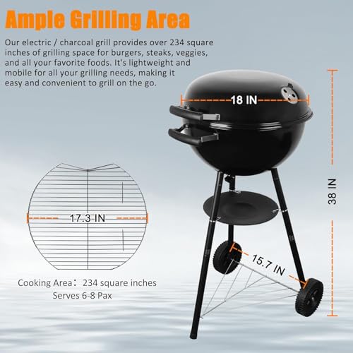 Electric-Stand-Grill-Outdoor-Electric-Carbon-Dual-Purpose-1800W-Portable-Grill-Double-Design-Non-Stick-Removable-Vertical-Grill-Outdoor-Cooking-for-BalconyPatio Electric Stand Grill Outdoor Electric Carbon Dual Purpose 1800W Portable Grill Double Design Non Stick Removable Vertical Grill Outdoor Cooking for BalconyPatio