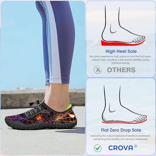 Image of Built-in Heel Grips Water Shoes for Kids Girls Boys Hiking Wide Barefoot Swim Beach Pool Big Kid