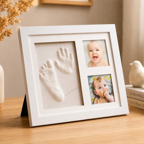 Image of Ekhasa Nostrae Baby Hand Print & Footprint Keepsake Photo Frame