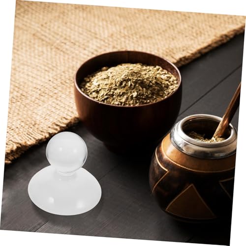 Maja de cristal transparente ergonómica para mezclar y moler miniatura 5