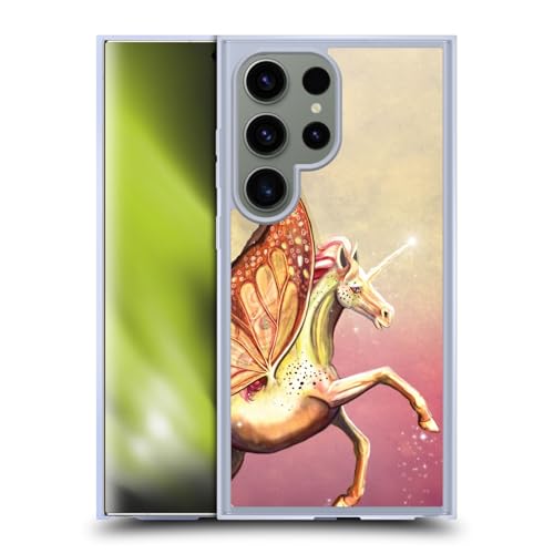 Coque MagSafe Rose Khan S24 Ultra antichoc de qualité militaire aux motifs licornes féeriques