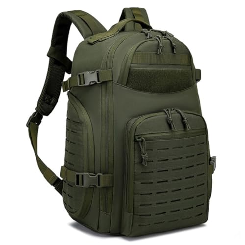 Mochila Para Acampamento Masculina Bolsa Militar 30l Reforçada Impermeável Tática (Verde)
