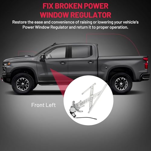 Image of BDFHYK 741-848 Power Window Regulator with Motor Front Left Compatible with Ford F-150 1999-2003, Compatible with F-150 Heritage 2004, Compatible with F-250 1999