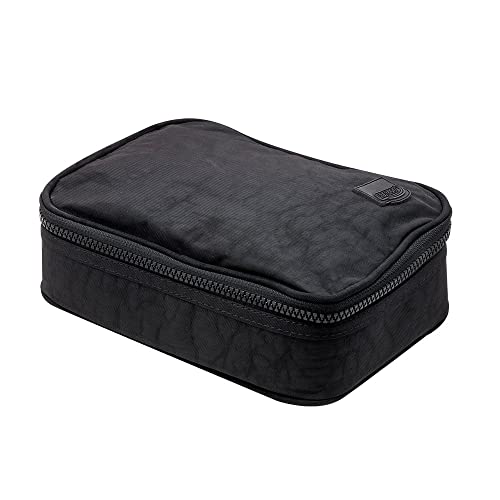 Estojo Box Nylon 100 Pens 1 Zíper Preto, BRW