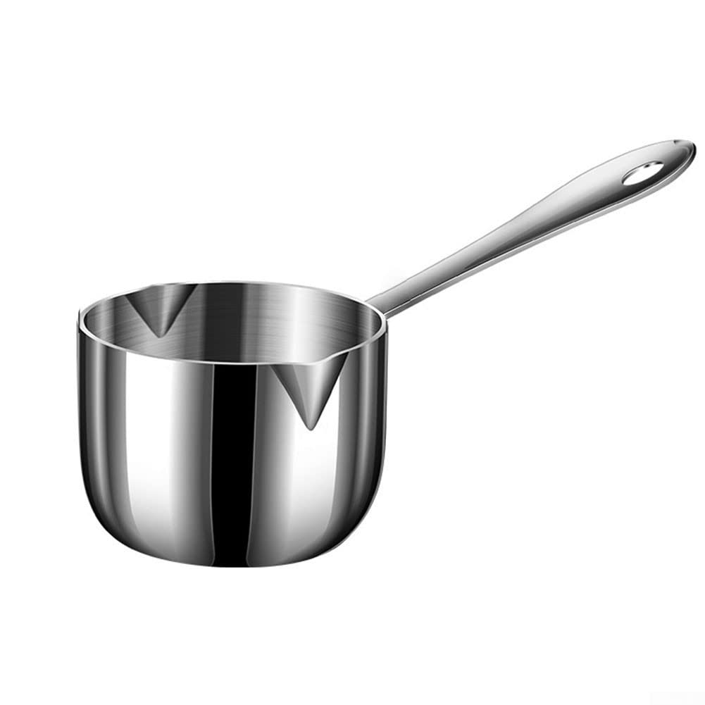 ZAMETTER Casserole à lait en acier inoxydable avec bec verseur 160 ml