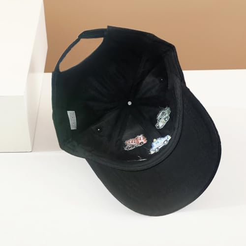 Kids Embroidered Baseball Hats Adjustable Cotton Washed Vintage Cowboy Hat for Boys Girls Age 3-84