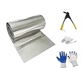 2'x 8'Diamond Plate Aluminum for Trailer Wall and RV Kitchen,Diamond Plate Sheet Metal for Wall Covering,Aluminum Diamond Plate for Stairs Anti-Slip (2'X10') (4'x 8')