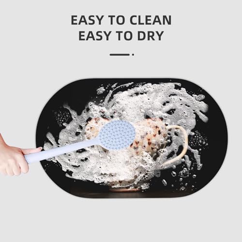 Tapis de bain en pierre anti-glisse forme cœur 50x80 cm douche