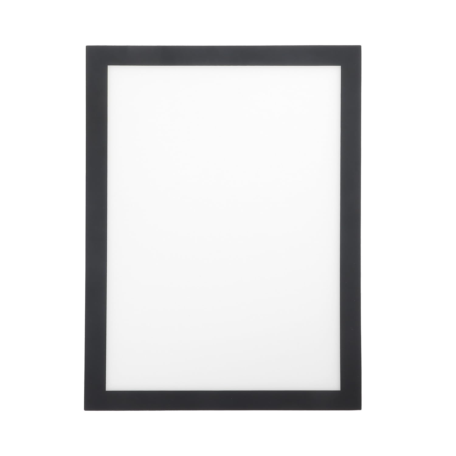 EUROPEL Cornice magnetica A4 nera, set da 5, porta documenti per superfici metalliche, cambio rapido, uso ufficio, scuola e ristorazione