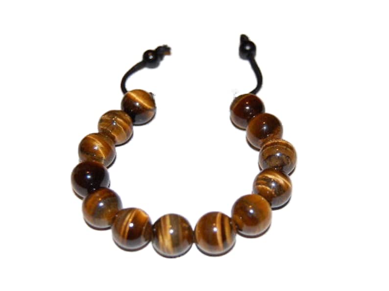 Bracelet oeil de tigre pour méditation et séances de yoga au quotidien