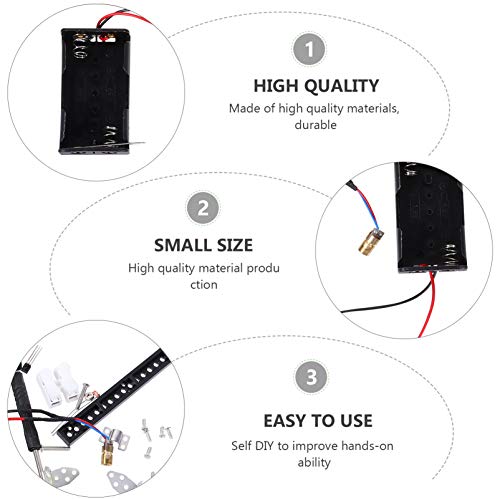 ULTECHNOVO 1 Conjunto Modelo de Alarme Exploração Física Experimento Ciência Diy Educacional Brinque