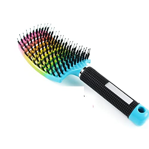 Brosse cuir chevelu or chic pour démêler les cheveux bouclés au salon