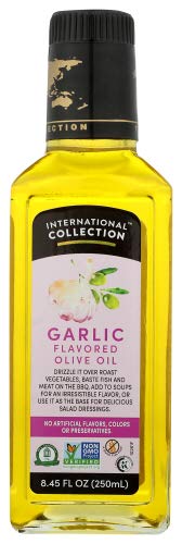 International Collection Oil Olive Garlic - 8.45 OZ (Pack of 2)