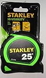 Stanley 33-415 25-ft x 1-in Hi-Vis Green Measuring Tape with Tylon Blade Coating