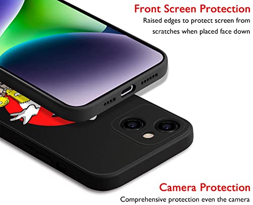 Rufeng Compatible For Iphone 14 Case 6.1" Pattern Printed Soft Silicone Full Protection Cases (29-Simpsons-P14) #TOP1