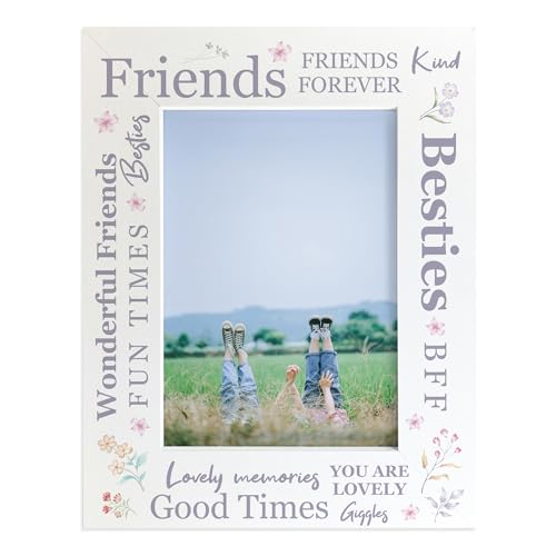 RED OCEAN Best Friends Photo Frame BFF Picture Frame 7x5 Frame Friendship Gift For Him Her Women Thank You Gift For Best Friend Keepsake