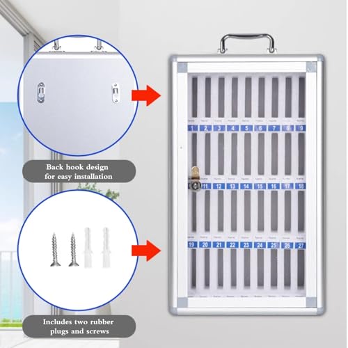 Caja para teléfonos móviles ideal para aulas y oficinas que fomenta la concentración 7