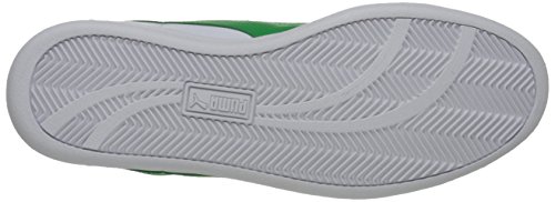 Image of Puma Men's Smash L Icon Athletic, White /Fern Green, 11 D US