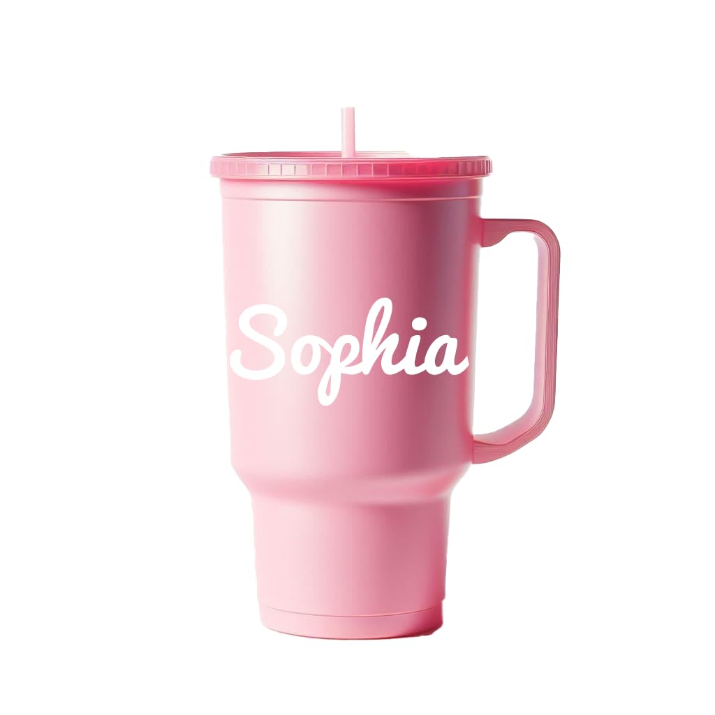 Custom Name Decal Sticker for Drinkware Personalized Name Decal Sticker for Mug Cup Glass Tumbler Flute Pint Goblet