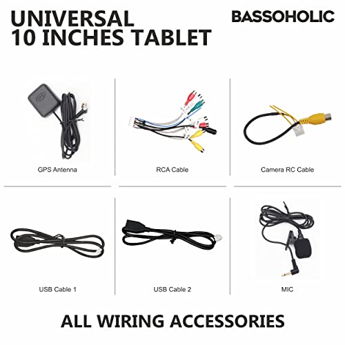 Image of 10 Inch Android 10 Car Stereo | 2GB RAM /32GB ROM | IPS Touch Display with Gorilla Glass | WiFi | GPS | Bluetooth | FM /AM | Steering Control | Reverse Camera | 1 Year Warranty Included