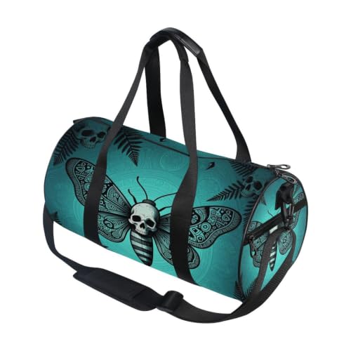 Bolsa de deporte de diseño redondo con bolsillo interior ideal para viajes y fitness con estilo