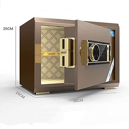 Coffre-fort de sécurité en acier pour bureau et maison avec code et empreinte - 4