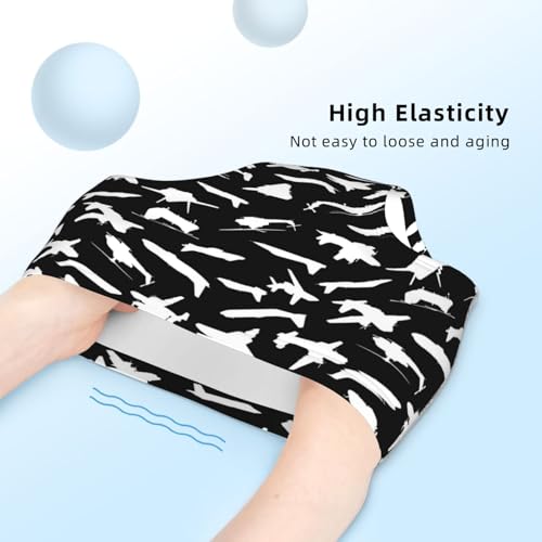 Airplane Silhouettes Aviation Pattern Girls' Underwear Soft Cotton Little Girls Panties Comfort Briefs4