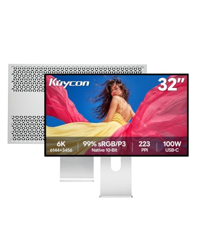 Image of G32P 32 inch 6K UHD Monitor, IPS Glossy Panel (Honeycomb with Stand)