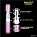 Sanjyut Portable Refillable Perfume Empty Spray Bottle Atomizer Leak Proof Sprayer TSA Approved Travel Spray Bottle for Perfume and Other Liquids (Pink, Purple, Gold, Silver, Black)