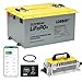 LOSSIGY 48V Golf Cart LiFePO4 Battery with 18A Lithium Charger&Monitor, 48 Volt 105AH Golf Cart Conversion Kit, Prefect for RV Solar System, Built in 200A BMS, Peak Current 1000A(3-5s)
