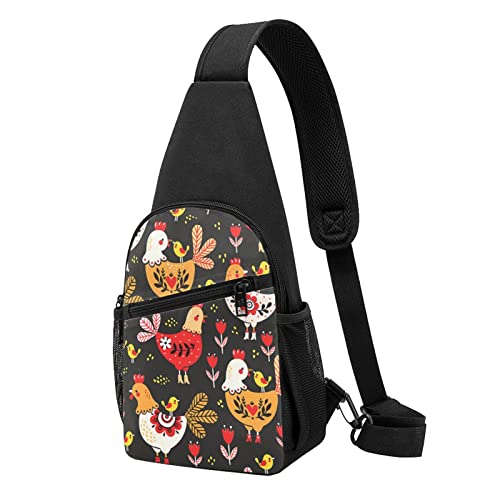 Sac à dos à bandoulière coq mignon, l'idée cadeau idéale et utile