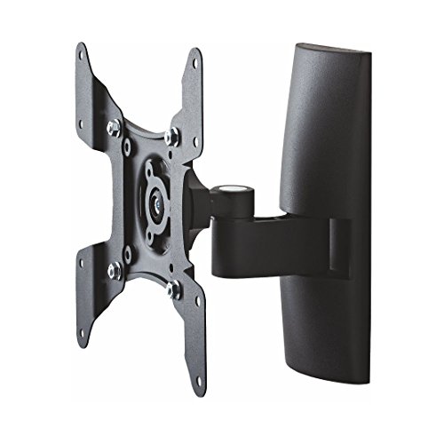 VCM Universal TV Halterung | VESA Wandhalterung | Halter Fernsehhalter flach neigbar schwenkbar | Belastbarkeit bis zu 20kg - TS1 Schwarz