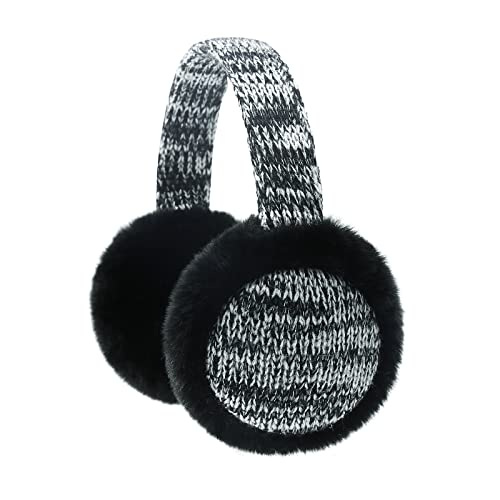 RAOEXI Winter Ear Muffs For Kids Warm Furry Knit Girls Earmuffs Boys Baby Plush Toddler Ear Warmers Outdoor Ear Covers