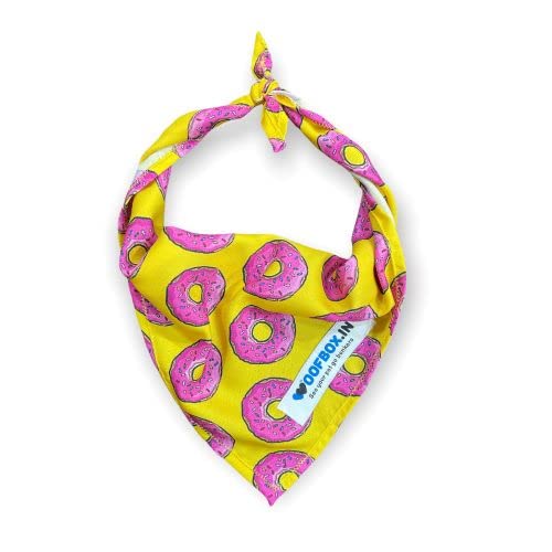 See full amazon price history chart for W Brings Pink Donuts Dog Bandana/Scarf | This Stunning Gorgeous Design Dog Bandana Scarf is Perfect Styling Accessory for Dogs Large, Medium & Small. One Size Fits All. W Brings Pink Donuts Dog Bandana/Scarf | This Stunning Gorgeous Design Dog Bandana Scarf is Perfect Styling Accessory for Dogs Large, Medium & Small. One Size Fits All. (B09V7ZR1MQ) Amazon Price History, Amazon Price Tracker