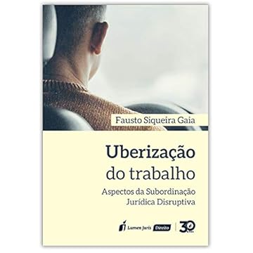 Capa do livro Uberização Do Trabalho - 2019