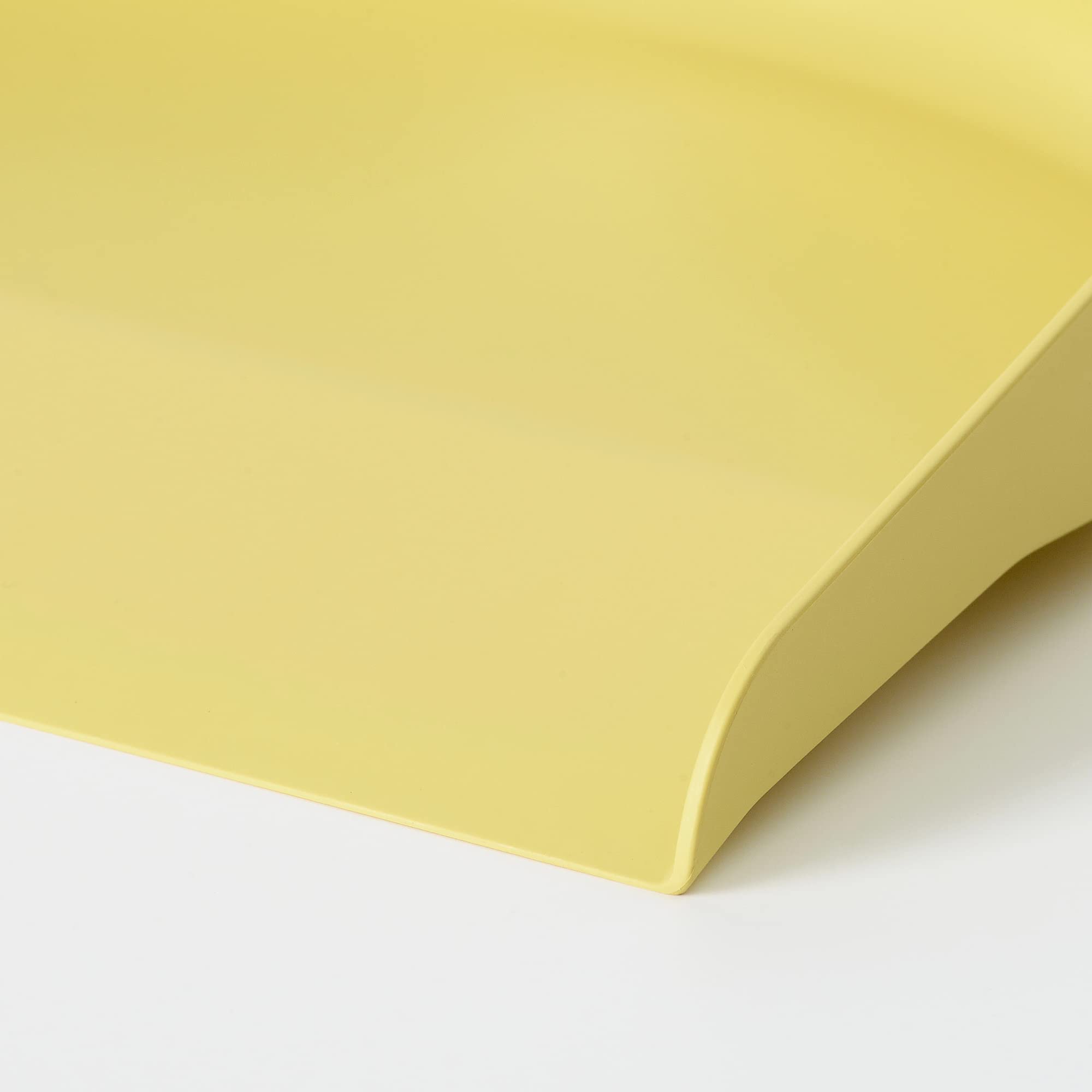 IKEA PEPPRIG szufelka i szczotka, żółta
