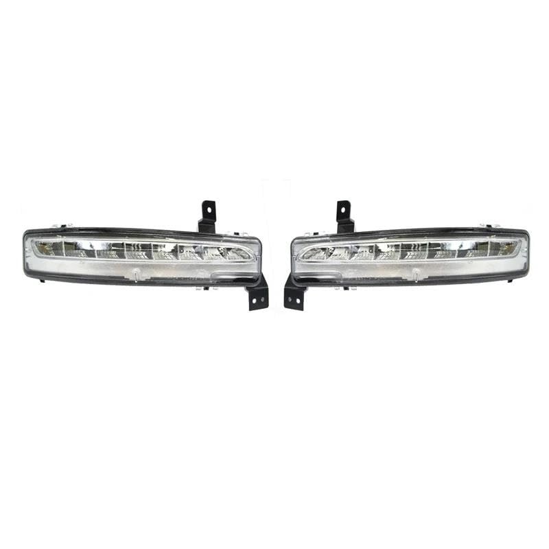 Genérico Luces circulación Diurna LED 1 par de luces diurnas LED DRL, antiniebla, accesorios para coche para Jeep para Grand para Cherokee SRT8 2012-2016 Conjunto luces antiniebla LED