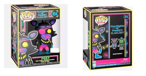 Funko Five Nights at Freddy'S Pop Games Foxy Blacklight Figura de Vinilo Exclusiva 954
