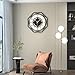 YIJIDECOR Large Wall Clocks for Living Room Decor Modern Wall Clock Wall Clock Battery Operated Silent Non Ticking for Kitchen Bedroom Home Decorative Art 20 inch Wood Big Wall Clock Quartz for Indoor
