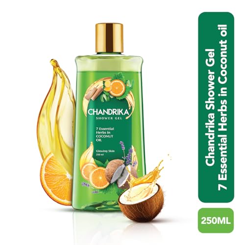 Image of Chandrika Shower Gel 7 Essential herbs and coconut oil 250ml