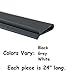 Coping Strips for Overlap Above Ground Pool Liners, Plastic Coping Clips for Overlap Pool Liner Replacement - for 15' x 30' Oval Pools - Qty 39