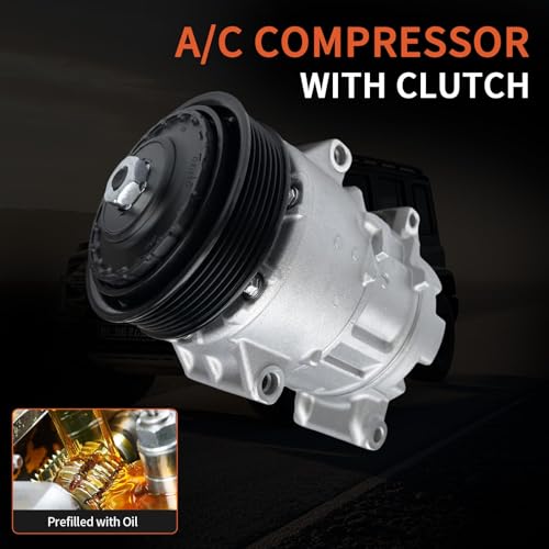 Image of A /C Compressor with Clutch for 2012-2015 Toyota Camry 2.5L,CO 11303C | for Toyota Camry 3.5L 2012-2013,for Toyota RAV4 2.5L 2009-2012,Replaces 8831008080,8831008081,8831008082,8831008083