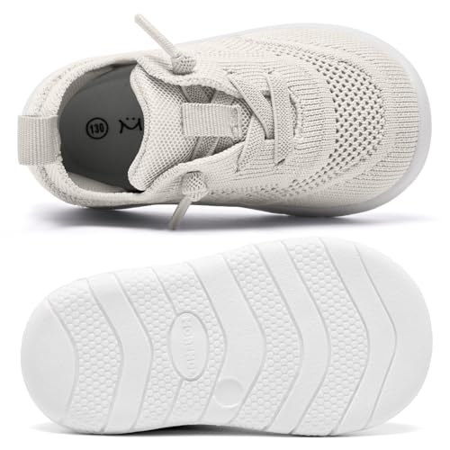 MORENDL Toddler Shoes Baby Walking Sock Shoes Infant Sneakers 0-4 Years Boy Girl Barefoot Tennis Shoe Non-Slip Brethable4