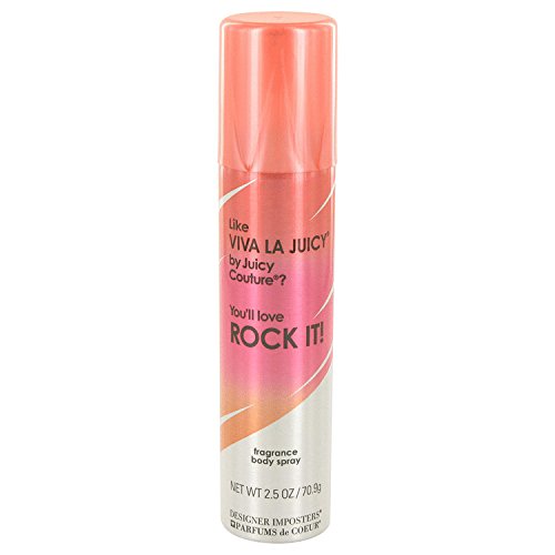 2.5 oz Body Spray Designer Imposters Rock It! Body Spray By Parfums De Coeur Perfume for Women/Good time/