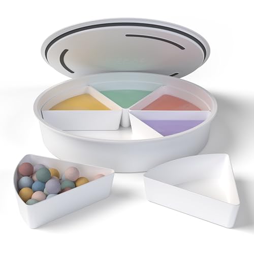 Inspire My Play Sensory Bin with Lid and Removable Storage Inserts -...