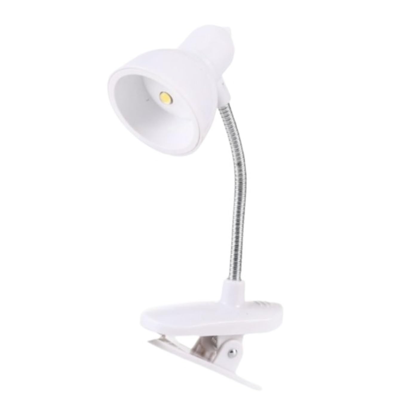 Lampa Biurkowa, Lampka Nocna Lampka Biurkowa LED Clip Small, Składana, Do Gabinetu, Sypialni, Akademika Lampa Stołowa do Biura(White)