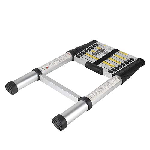 Multibao 2.9m 9.5Ft Telescopic Ladder Telescoping Loft Ladder Multi-Purpose Aluminium Extension Extendable Step Folding 330 pound/150 kg Capacity 10 Steps 8 Multibao 2.9m 9.5Ft Telescopic Ladder Telescoping Loft Ladder Multi-Purpose Aluminium Extension Extendable Step Folding 330 pound/150 kg Capacity 10 Steps - Image 8