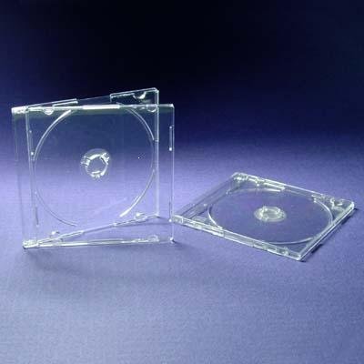 10 x Boîtiers CD Transparents de 8 cm pour Petits disques de 8 cm par Dragon Trading