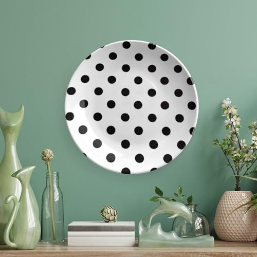 Plato Decorativo Bone China con Lunares 6 Pulgadas miniatura 5